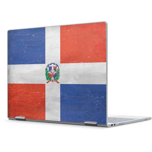 Dominican Republic Flag Faded Pixelbook Skin